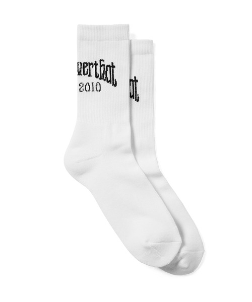 thisisneverthat（ディスイズネバーザット）の「RS-Logo Socks（ソックス/靴下・メンズ・ブラック/ホワイト・FREE）」の4枚目の写真