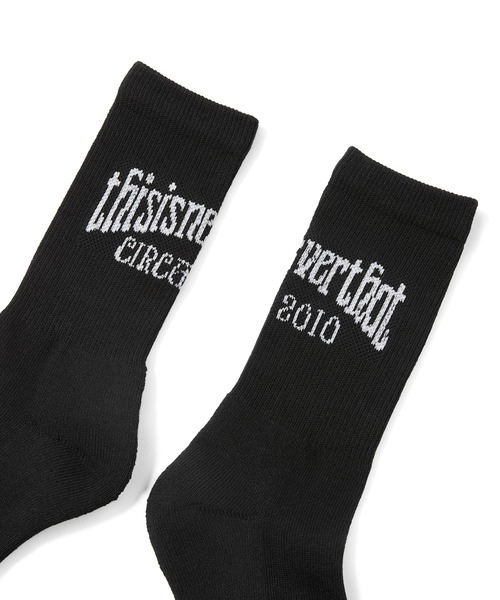 thisisneverthat（ディスイズネバーザット）の「RS-Logo Socks（ソックス/靴下・メンズ・ブラック/ホワイト・FREE）」の6枚目の写真