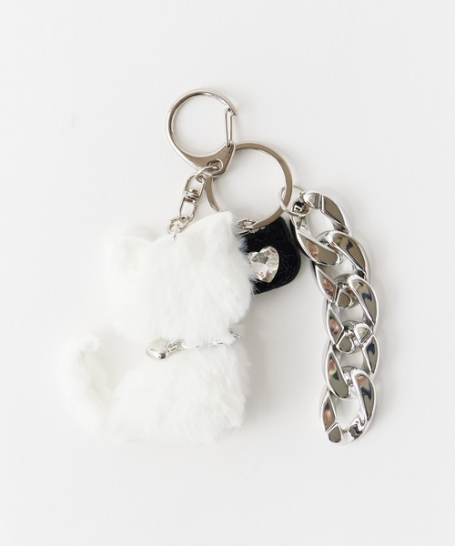 専用♡NO.2500☆ぐで猫 ツギハギ猫 雪 キーホルダー セール】ふわふわ 猫 キーホルダー（キーホルダー）｜ROOPTOKYO