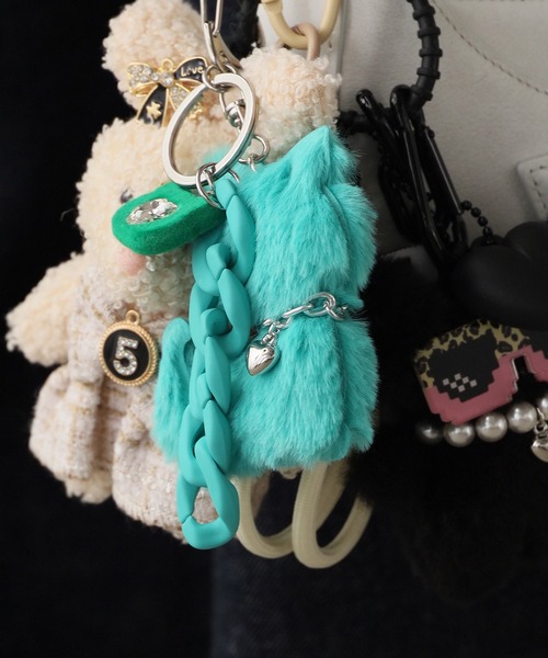 セール】ふわふわ 猫 キーホルダー（キーホルダー）｜ROOPTOKYO