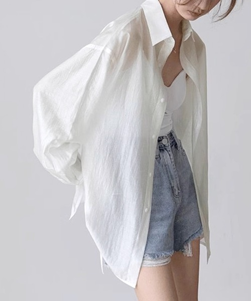 Dita Muaj.(ディータムアージュ)の「バックブリーズ ビーチサイドシャツ(シャツ/ブラウス・レディース・ホワイト・M)」の3枚目の写真