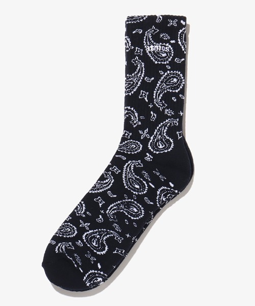 atmos バンダナ柄ソックス 25-27cm ペイズリー柄