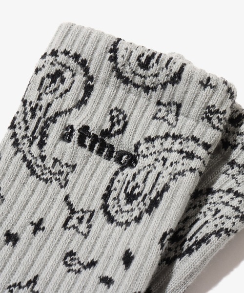 atmos（アトモス）の「atmos PAISLEY SOCKS / アトモス ペイズリー ソックス（ソックス/靴下・メンズ・ホワイト/ネイビー/グレー/ブラック・23-25/25-27）」の19枚目の写真