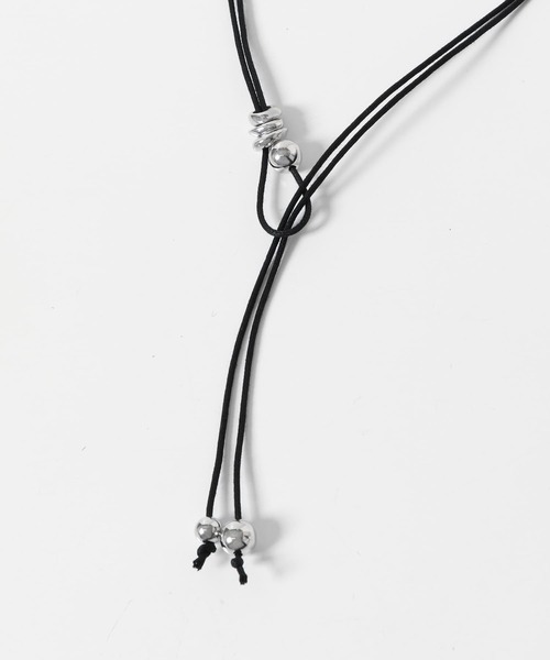 SMELLY（スメリー）の「ボールマルチWAYチョーカーネックレス（チョーカー・レディース・ブラック・-）」の13枚目の写真