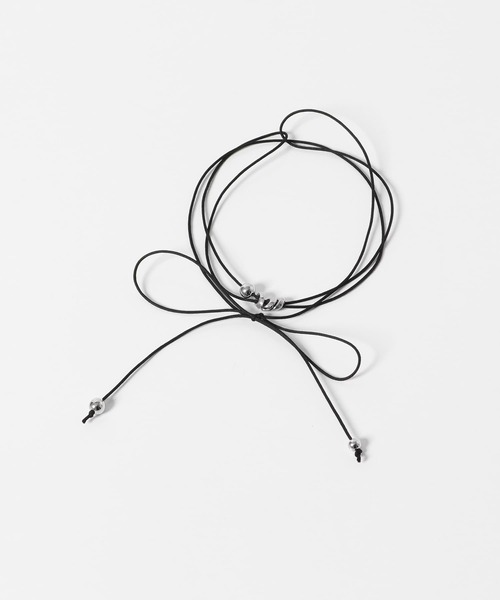 SMELLY（スメリー）の「ボールマルチWAYチョーカーネックレス（チョーカー・レディース・ブラック・-）」の16枚目の写真