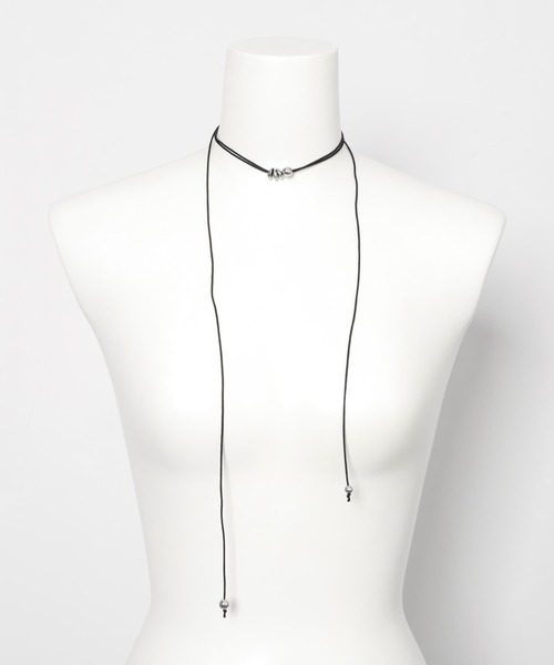 SMELLY（スメリー）の「ボールマルチWAYチョーカーネックレス（チョーカー・レディース・ブラック・-）」の18枚目の写真