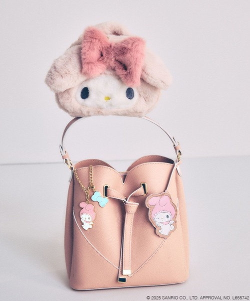 【激レア】マイメロ ピピメロ ポーチ VIS（ビス）の「【マイメロディ&クロミ】 VIS別注モデルふわふわ