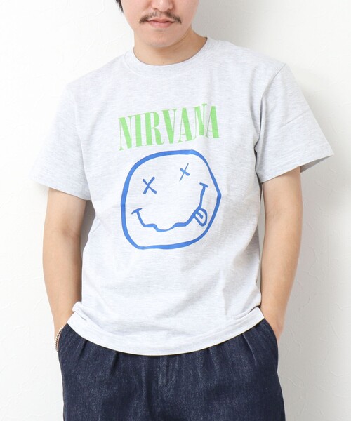 GOOD ROCK SPEED】別注 NIRVANA / ニルヴァーナ プリントTシャツ