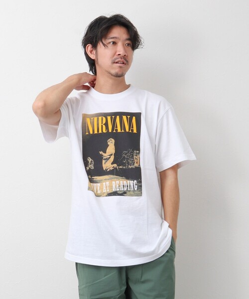NIRVANA ニルヴァーナ Tシャツ GOOD ROCK SPEED tシャツ 「別注」NIRVANA NEVERMIND フォト