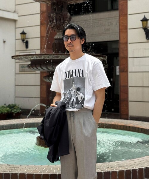 GOOD ROCK SPEED（グッドロックスピード）の「【GOOD ROCK SPEED】別注 NIRVANA / ニルヴァーナ プリントTシャツ 25SS（Tシャツ/カットソー・メンズ・ホワイト/ホワイト系その他2/ホワイト系その他3/ホワイト系その他4/ブラック/グレー・S/M/L）」の8枚目の写真