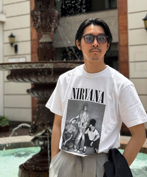 GOOD ROCK SPEED（グッドロックスピード）の「【GOOD ROCK SPEED】別注 NIRVANA / ニルヴァーナ プリントTシャツ 25SS（Tシャツ/カットソー・メンズ・ホワイト/ホワイト系その他2/ホワイト系その他3/ホワイト系その他4/ブラック/グレー・S/M/L）」の10枚目の写真