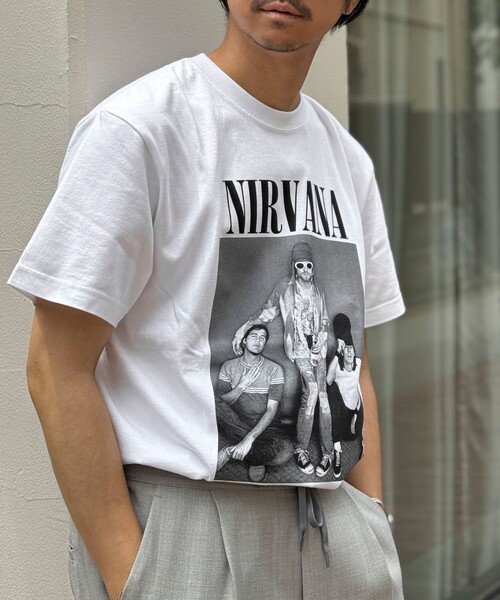 GOOD ROCK SPEED（グッドロックスピード）の「【GOOD ROCK SPEED】別注 NIRVANA / ニルヴァーナ プリントTシャツ 25SS（Tシャツ/カットソー・メンズ・ホワイト/ホワイト系その他2/ホワイト系その他3/ホワイト系その他4/ブラック/グレー・S/M/L）」の11枚目の写真