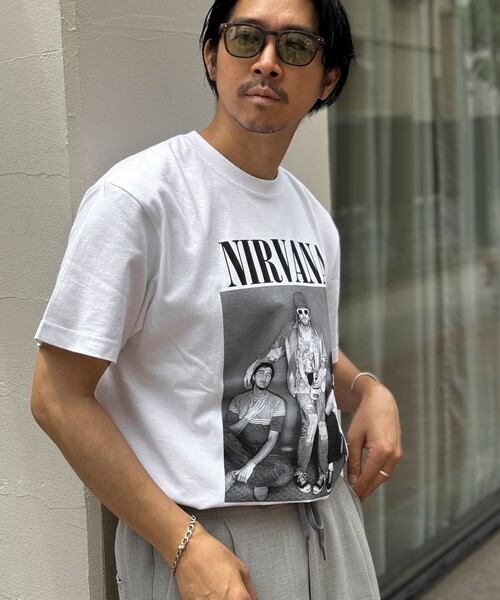 GOOD ROCK SPEED（グッドロックスピード）の「【GOOD ROCK SPEED】別注 NIRVANA / ニルヴァーナ プリントTシャツ 25SS（Tシャツ/カットソー・メンズ・ホワイト/ホワイト系その他2/ホワイト系その他3/ホワイト系その他4/ブラック/グレー・S/M/L）」の12枚目の写真