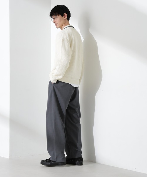 セール】「大人のワイドパンツ」ハイツイストワイドスラックス