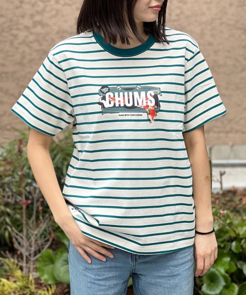 【絶品】 CHUMS CHUMS】 Pizza ティー ピザボックス チャムス T-Shirt Box 小物