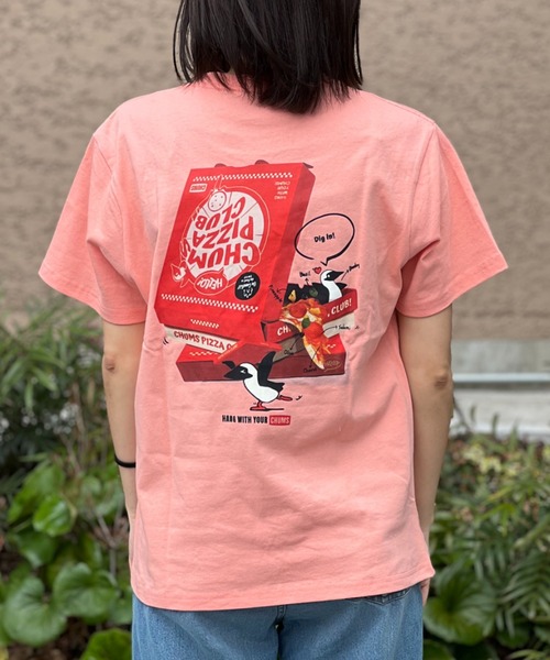 CHUMS】 CHUMS Pizza Box T-Shirt チャムス ピザボックス ティー