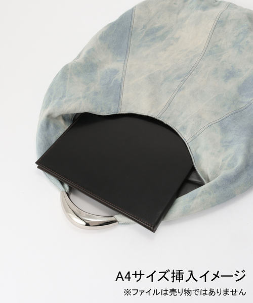 LE VERNIS（ル・ベルニ）の「【LE VERNIS/ル・ベルニ】 Sculprure jean M 244-210 520（ショルダーバッグ・レディース・ブルー系その他・FREE）」の6枚目の写真