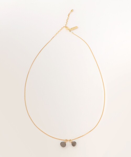 TOILE＞GLASS BEADS NECKLACE BLACK/ネックレス（ネックレス