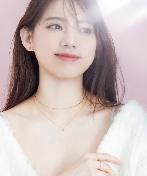 Jolie Toujours（ジョリトゥジュール）の「1粒BMSオーナメントピアス（ピアス（両耳用）・レディース・ゴールド・FREE）」の4枚目の写真