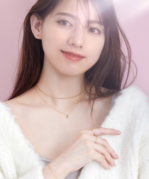 Jolie Toujours（ジョリトゥジュール）の「1粒BMSオーナメントピアス（ピアス（両耳用）・レディース・ゴールド・FREE）」の5枚目の写真