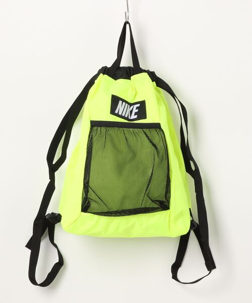 Nike イエローナイロンキャディバッグ 【シューズバックオマケ付