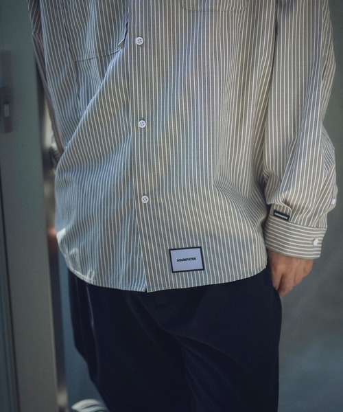 ADAM PATEK(アダムパテック)の「ms6012-striped anarchy shirt シャツ(シャツ/ブラウス・メンズ・ブルー/ブラック・2/1)」の19枚目の写真
