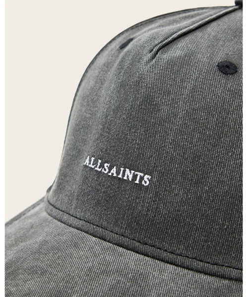 ALLSAINTS(オールセインツ)の「FELIX EMBROIDERED LOGO BASEBALL CAP | FELIX 刺繍 ロゴ ベースボール キャップ(キャップ・メンズ・ブラック・ONE SIZE)」の3枚目の写真