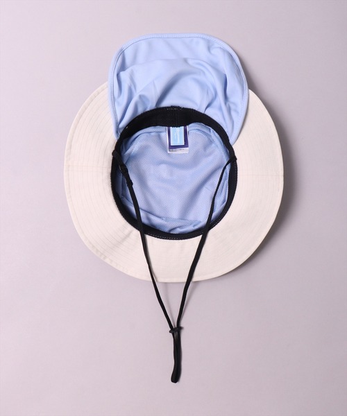 Champion（チャンピオン）の「(LF)【Champion】【キッズ】タレ付き サンシールド アドベンチャーハット（ハット・キッズ・ライラック系/ネイビー系/ブラック/ピンク系・ONE SIZE）」の12枚目の写真