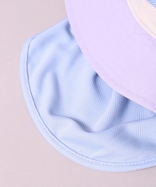 Champion（チャンピオン）の「(LF)【Champion】【キッズ】タレ付き サンシールド アドベンチャーハット（ハット・キッズ・ライラック系/ネイビー系/ブラック/ピンク系・ONE SIZE）」の16枚目の写真