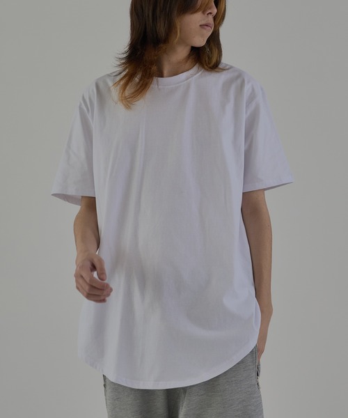 ROOPTOKYO(ループトウキョウ)の「Long Length SS T-shirt / コットン100% 無地半袖Tシャツ 2026年春夏(Tシャツ/カットソー・メンズ・ホワイト/ブラック・M/XL/L)」の2枚目の写真