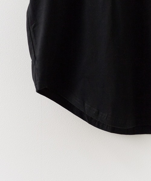 ROOPTOKYO(ループトウキョウ)の「Long Length SS T-shirt / コットン100% 無地半袖Tシャツ 2026年春夏(Tシャツ/カットソー・メンズ・ホワイト/ブラック・M/XL/L)」の4枚目の写真