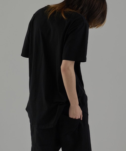 ROOPTOKYO(ループトウキョウ)の「Long Length SS T-shirt / コットン100% 無地半袖Tシャツ 2026年春夏(Tシャツ/カットソー・メンズ・ホワイト/ブラック・M/XL/L)」の15枚目の写真