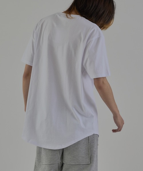 ROOPTOKYO(ループトウキョウ)の「Long Length SS T-shirt / コットン100% 無地半袖Tシャツ 2026年春夏(Tシャツ/カットソー・メンズ・ホワイト/ブラック・M/XL/L)」の7枚目の写真