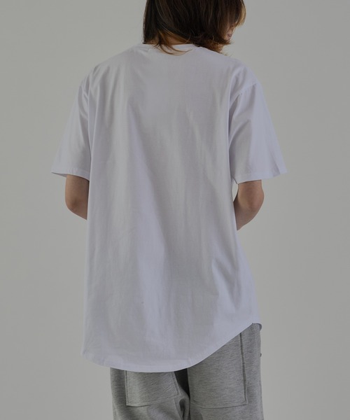 ROOPTOKYO(ループトウキョウ)の「Long Length SS T-shirt / コットン100% 無地半袖Tシャツ 2026年春夏(Tシャツ/カットソー・メンズ・ホワイト/ブラック・M/XL/L)」の8枚目の写真