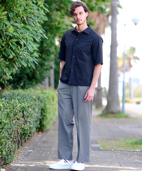 DRESSTERIOR(ドレステリア)の「ウールブレンド イージーワイドパンツ(その他パンツ・メンズ・ライトグレー/ブラック・76/79/82/85)」の5枚目の写真