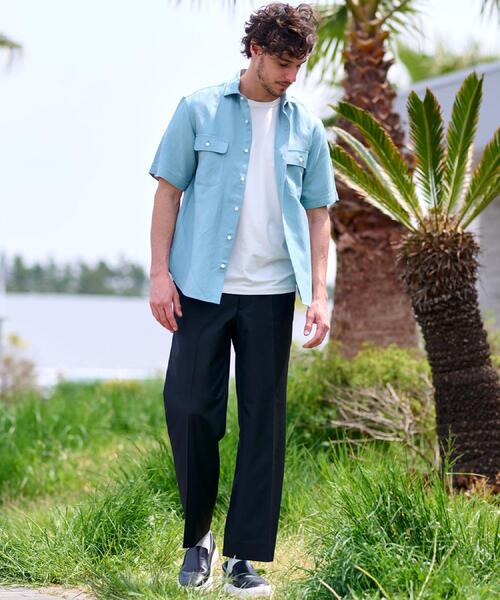 DRESSTERIOR(ドレステリア)の「ウールブレンド イージーワイドパンツ(その他パンツ・メンズ・ライトグレー/ブラック・76/79/82/85)」の20枚目の写真
