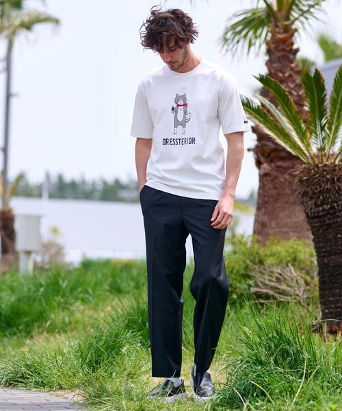 DRESSTERIOR(ドレステリア)の「ウールブレンド イージーワイドパンツ(その他パンツ・メンズ・ライトグレー/ブラック・76/79/82/85)」の21枚目の写真