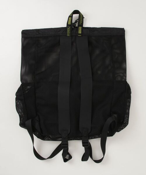 WEEKEND(ER)(ウィークエンダー)の「WEEKEND(ER) ウィークエンダー WKDMESH DW PACK メッシュバックパック(バックパック/リュック・メンズ・イエロー/ブラック/オリーブ/グレー/オレンジ・FREE)」の6枚目の写真