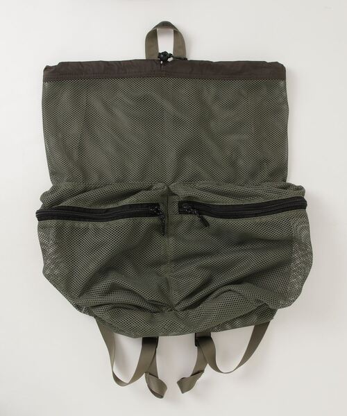 WEEKEND(ER)(ウィークエンダー)の「WEEKEND(ER) ウィークエンダー WKDMESH DW PACK メッシュバックパック(バックパック/リュック・メンズ・イエロー/ブラック/オリーブ/グレー/オレンジ・FREE)」の14枚目の写真
