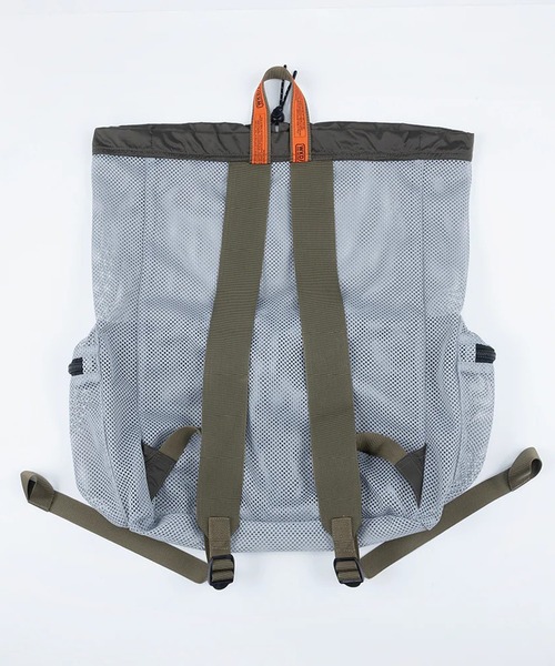 WEEKEND(ER)(ウィークエンダー)の「WEEKEND(ER) ウィークエンダー WKDMESH DW PACK メッシュバックパック(バックパック/リュック・メンズ・イエロー/ブラック/オリーブ/グレー/オレンジ・FREE)」の16枚目の写真