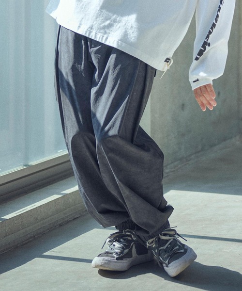 ADAM PATEK（アダムパテック）の「ADAMPATEK/uneven dyeing tuck relax pants/ムラ染めリラックスタックパンツ(AP2518003)（その他パンツ・レディース・ブラック/グレー/ホワイト・1/2）」の14枚目の写真