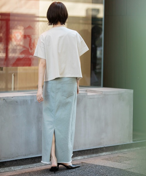 Munich（ミューニック）の「フォトプリントTシャツ（Tシャツ/カットソー・レディース・ホワイト/ラベンダー/ライトベージュ・FREE）」の13枚目の写真