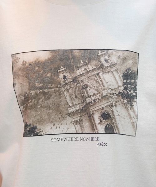 Munich（ミューニック）の「フォトプリントTシャツ（Tシャツ/カットソー・レディース・ホワイト/ラベンダー/ライトベージュ・FREE）」の22枚目の写真