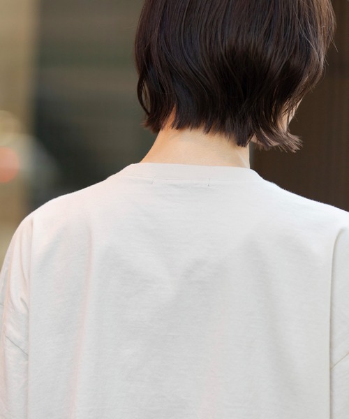 Munich（ミューニック）の「フォトプリントTシャツ（Tシャツ/カットソー・レディース・ホワイト/ラベンダー/ライトベージュ・FREE）」の19枚目の写真