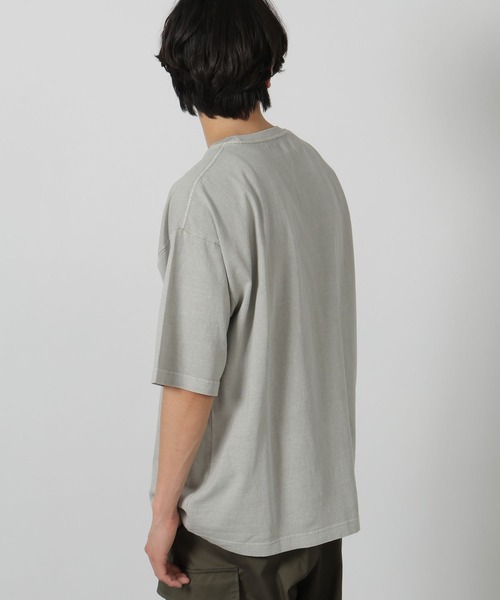 LAKOLE（ラコレ）の「ピグメントアニマル半袖T / 326023（Tシャツ/カットソー・メンズ・チャコール/ネイビー/レッド/グレー・MEDIUM/LARGE）」の5枚目の写真