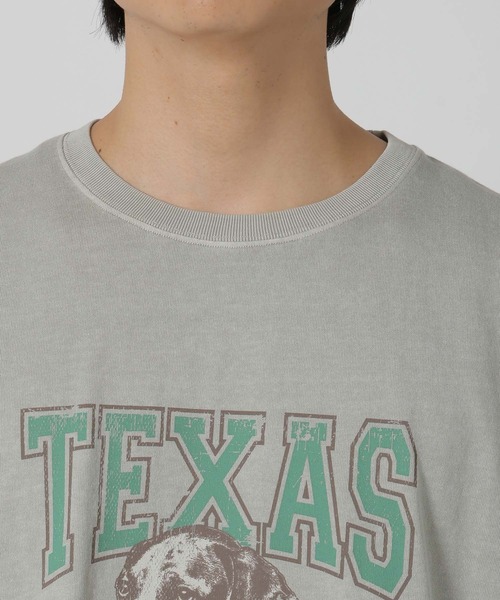 LAKOLE（ラコレ）の「ピグメントアニマル半袖T / 326023（Tシャツ/カットソー・メンズ・チャコール/ネイビー/レッド/グレー・MEDIUM/LARGE）」の13枚目の写真