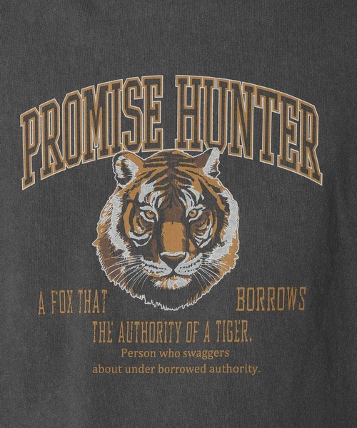 LAKOLE（ラコレ）の「ピグメントアニマル半袖T / 326023（Tシャツ/カットソー・メンズ・チャコール/ネイビー/レッド/グレー・MEDIUM/LARGE）」の18枚目の写真