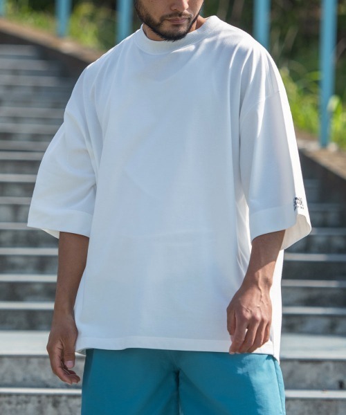 Sunny Smith(サニースミス)の「【SUNNY SMITH】Heavy Smith Emb Logo SS Tee(Tシャツ/カットソー・メンズ・オフホワイト/チャコールグレー/グリーン/ネイビー・FREE)」の7枚目の写真