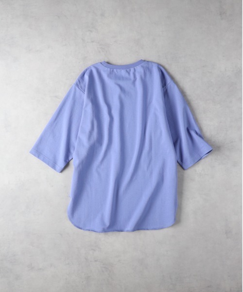 HONEYSUCKLE ROSE（ハニーサックルローズ）の「【HONEYSUCKLE ROSE】ガゼットハーフスリーブＴシャツ（Tシャツ/カットソー・レディース・オフホワイト/ブルー/ブラック・M/L）」の4枚目の写真