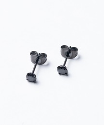 TETE HOMME（テットオム）の「4mm ジルコニア ステンレスピアス / ペア ワンポイントピアス（ピアス（両耳用））」